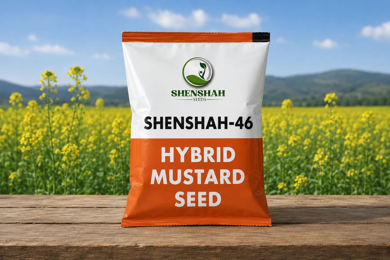 SHENSHAH-46 Hybrid Mustard Seed — Shenshah Seeds bag